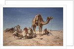 A Halt in the Desert, 1867 by William Snr. Luker
