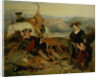 Deer Stalking in the Highlands, showing the Duchess of Bedford, the Duke of Gordon and Lord Alexander Russell by Edwin Landseer