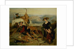 Deer Stalking in the Highlands, showing the Duchess of Bedford, the Duke of Gordon and Lord Alexander Russell by Edwin Landseer