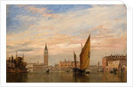 On the Grand Canal in Venice, 1851 by Edward William Cooke