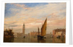 On the Grand Canal in Venice, 1851 by Edward William Cooke