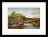 Stepping Stones on the river Llugwy, 1889 by David Bates