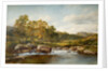 Stepping Stones on the river Llugwy, 1889 by David Bates