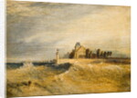 Coast Scene with Pier by Henry Dawson