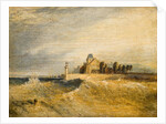 Coast Scene with Pier by Henry Dawson