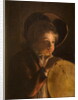 Boy Blowing a Bladder in Candlelight by Joseph Wright of Derby (after)