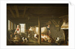 Milking in Winter by Jan van Gool