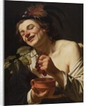Smiling Young Man Squeezing Grapes, 1622 by Gerrit van Honthorst