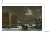 Frozen Moat Outside City Walls by Jan Asselyn