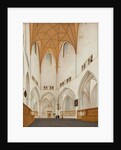 Interior of the Choir of St. Bavo's Church at Haarlem, 1660 by Pieter Jansz Saenredam