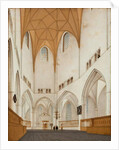 Interior of the Choir of St. Bavo's Church at Haarlem, 1660 by Pieter Jansz Saenredam