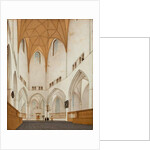 Interior of the Choir of St. Bavo's Church at Haarlem, 1660 by Pieter Jansz Saenredam