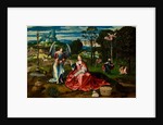 Rest on the Flight into Egypt by Master of Female Half Lengths