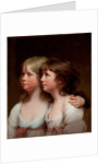 Portrait of Sarah and Ann Haden by Joseph Wright of Derby