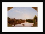 View on the Arno, near Florence, 1837 by Thomas Cole