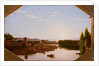 View on the Arno, near Florence, 1837 by Thomas Cole