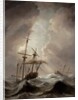 Storm at Sea by Willem van de the Younger Velde