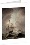 Storm at Sea by Willem van de the Younger Velde