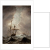 Storm at Sea by Willem van de the Younger Velde