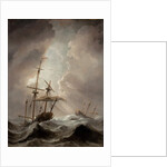 Storm at Sea by Willem van de the Younger Velde