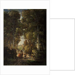 Village Road c.1830-60 by Constant-Emile Troyon