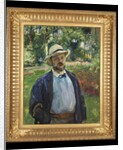 A Self-Portrait in the Garden at Godramstein, 1910 by Max Slevogt