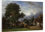 Apple Harvest in Normandy, 1835-65 by Constant-Emile Troyon