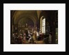 Interior of the Studio of Van Dael and his students at the Sorbonne, 1816 by Philipe Jacques van Bree