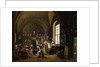 Interior of the Studio of Van Dael and his students at the Sorbonne, 1816 by Philipe Jacques van Bree