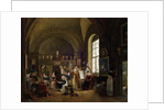 Interior of the Studio of Van Dael and his students at the Sorbonne, 1816 by Philipe Jacques van Bree