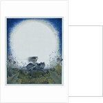 Scottish Witch on a Black Cat by Wayne Anderson