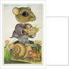 Mouse and Doll on a Snail Train by Wayne Anderson
