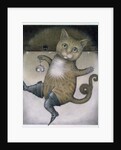 Puss in Boots doing a Somersault by Wayne Anderson