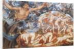 Boreas and Fallen Leaves by Evelyn De Morgan