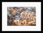 Boreas and Fallen Leaves by Evelyn De Morgan