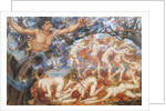 Boreas and Fallen Leaves by Evelyn De Morgan