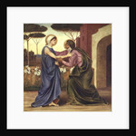Salutation or The Visitation, 1883 by Evelyn De Morgan