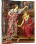 Queen Eleanor and Fair Rosamund, c.1901-1902 by Evelyn De Morgan
