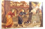 Blindness and Cupidity Chasing Joy from the City, 1897 by Evelyn De Morgan