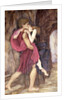 Two Figures in a Cave by John Roddam Spencer Stanhope