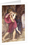 Two Figures in a Cave by John Roddam Spencer Stanhope
