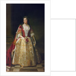 Portrait of Angelina Magdalena, second wife of 1st Viscount St. John in coronation robes, 1727 by Godfrey Kneller