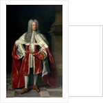 Portrait of Henry, 1st Viscount St. John in his coronation robes, 1727 by Godfrey Kneller