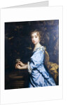 Isabella Dormer, aged 8, later Countess of Mountrath by Peter Lely