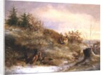 Fox and Pheasants in Winter by Anonymous