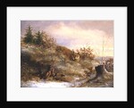 Fox and Pheasants in Winter by Anonymous