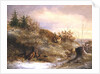 Fox and Pheasants in Winter by Anonymous