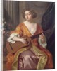 Portrait of Mrs Moll Davies, mistress of Charles II, flowers painted by Jean Baptiste Monnoyer by Peter Lely