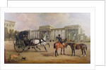 Mr. Massey Stanley with cabriolet and hacks at Hyde Park Corner, 1833 by John E. Ferneley