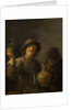 Two Boors drinking by David the Younger Teniers